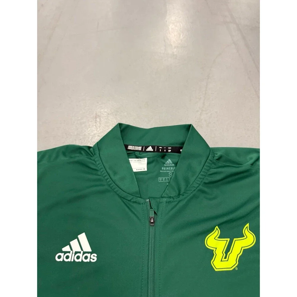 USF Bulls Adidas Men’s Half-Zip Athletic Jacket Size Small